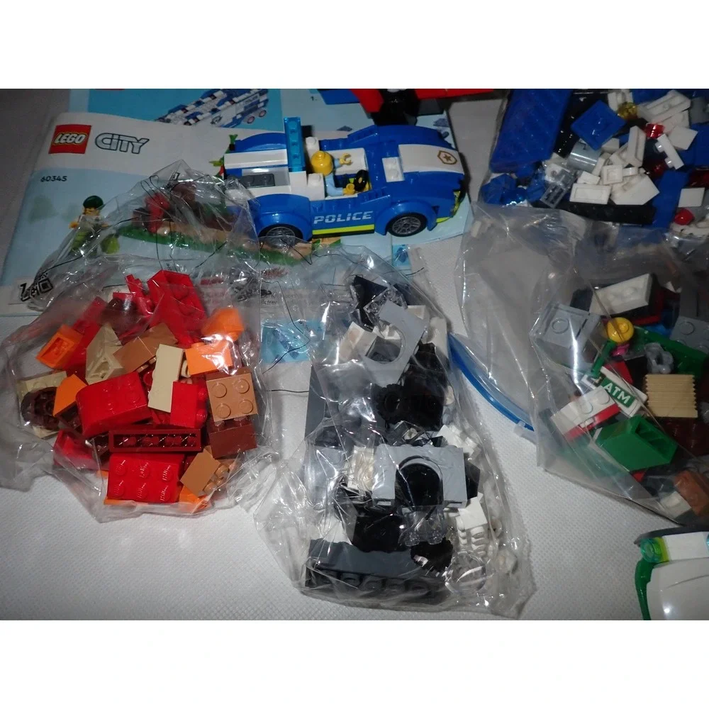 LEGO City Friends Classic Bulk Lot Mixed Sets Manuals Vehicles Minifigures